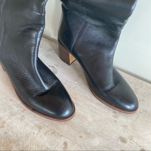 Kate Spade Mireille Tall Leather Boots/Booties black size 9 - Picture 7 of 8